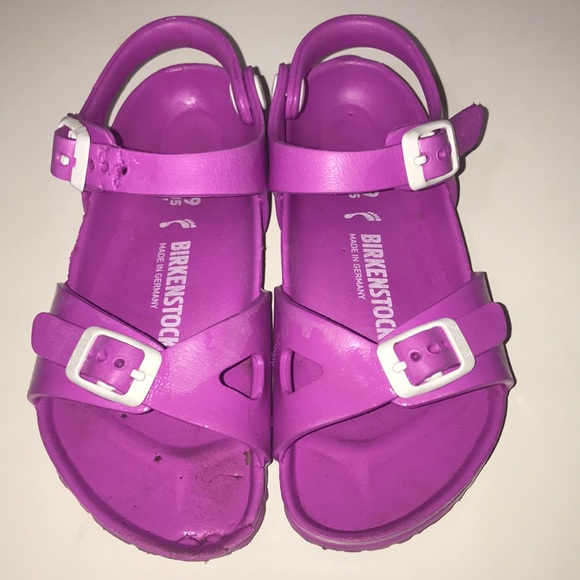 lilac rubber birkenstocks